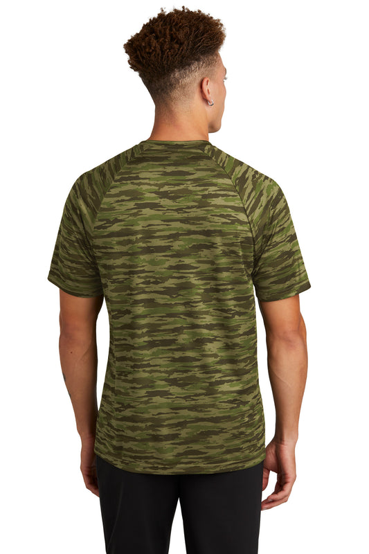 Sport-Tek Drift Camo Tee ST375 Olive Drab Green