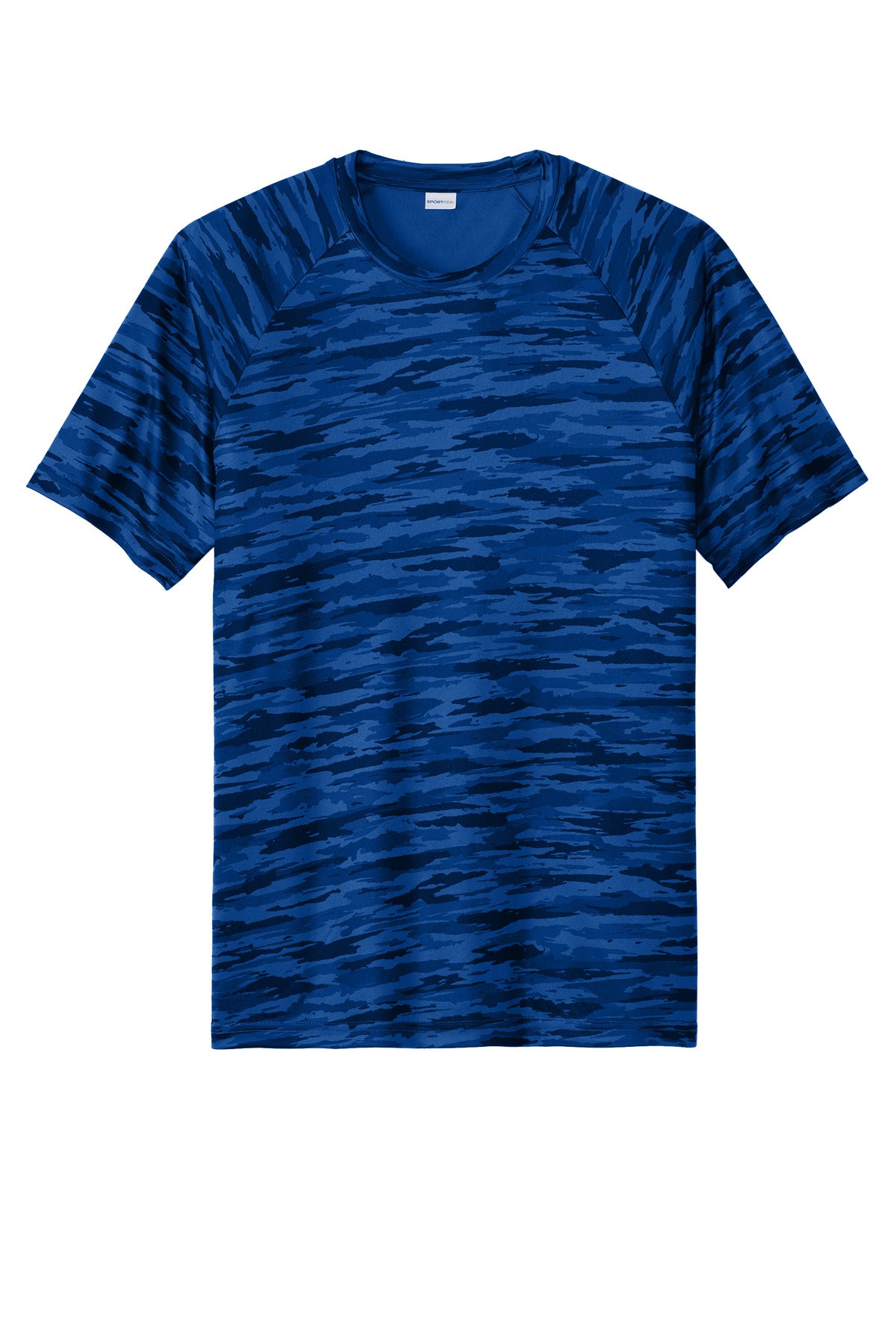 Sport-Tek Drift Camo Tee ST375 True Royal