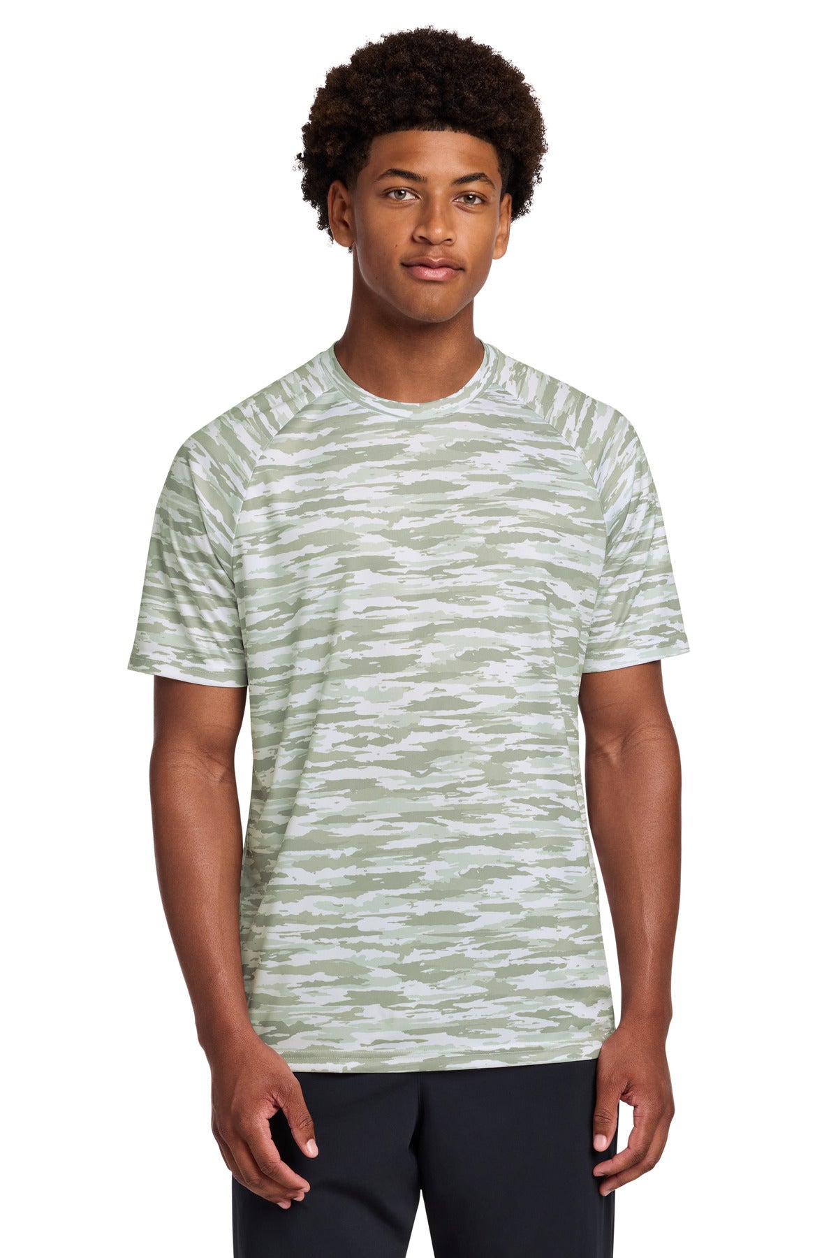 Sport-Tek Drift Camo Tee ST375 White