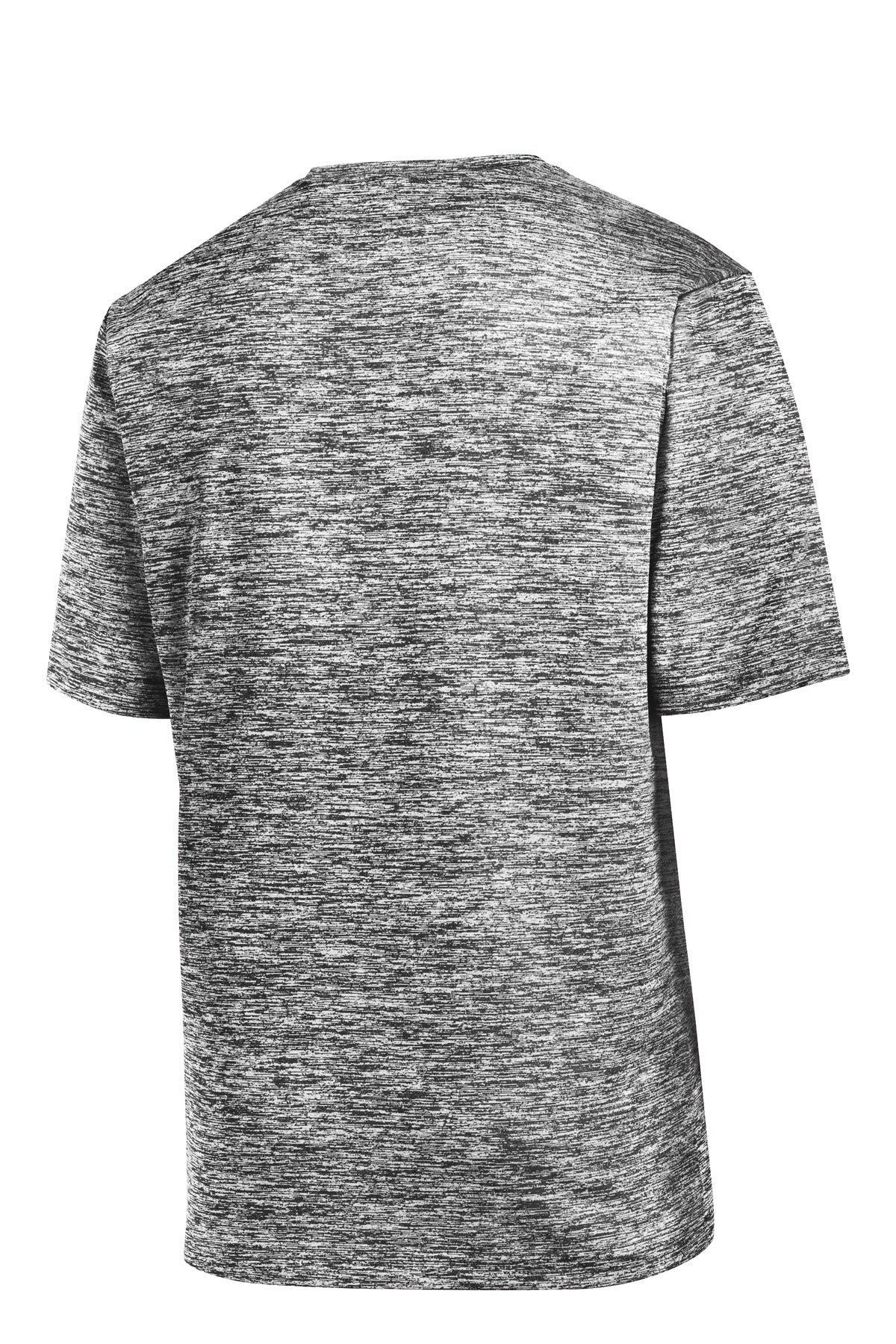 Sport-Tek PosiCharge Electric Heather Tee. ST390 Black Electric