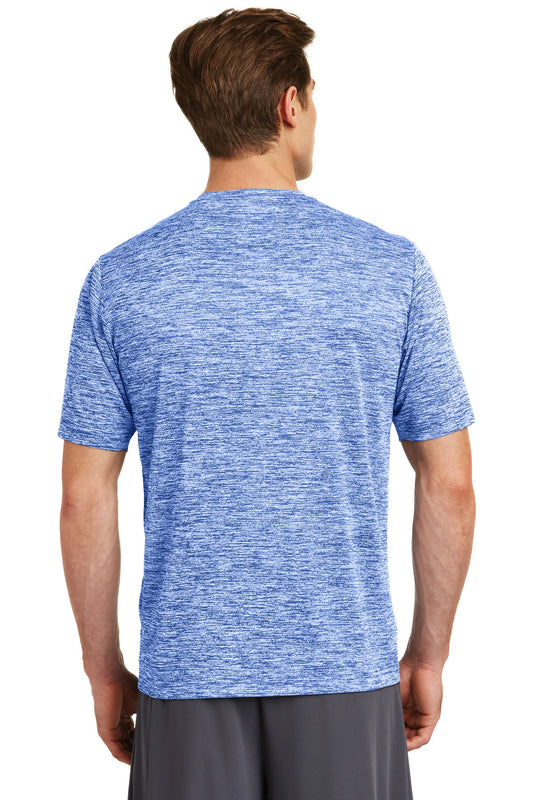 Sport-Tek PosiCharge Electric Heather Tee. ST390 True Royal Electric