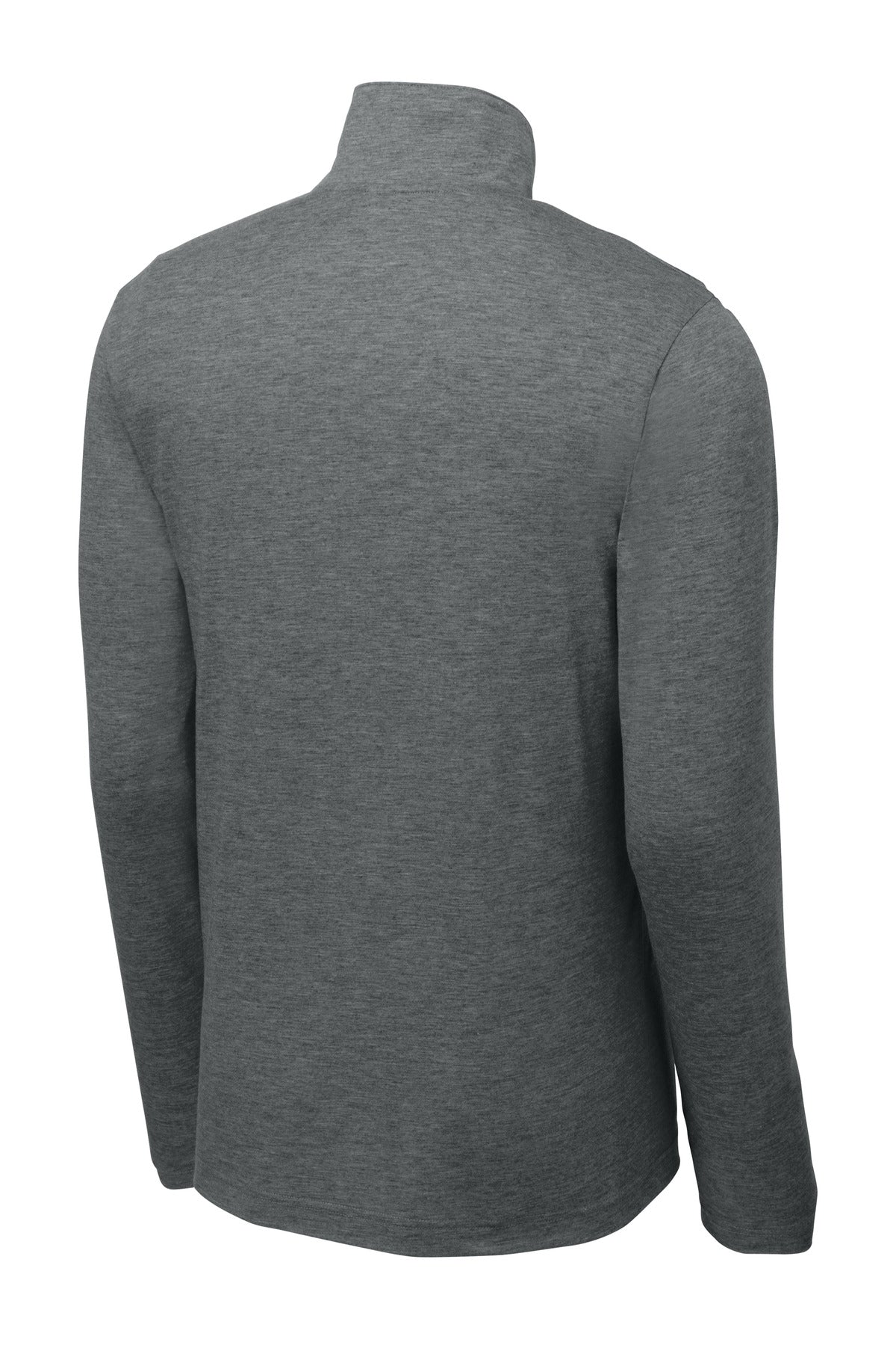 Sport-Tek PosiCharge Tri-Blend Wicking 1/4-Zip Pullover. ST407 Dark Grey Heather