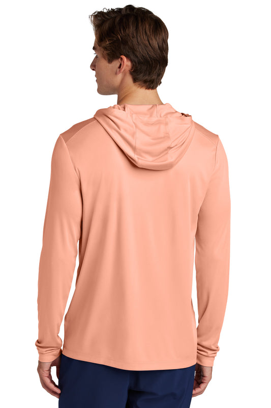 Sport-Tek Posi-UV Pro Long Sleeve Hoodie ST420LSH Soft Coral