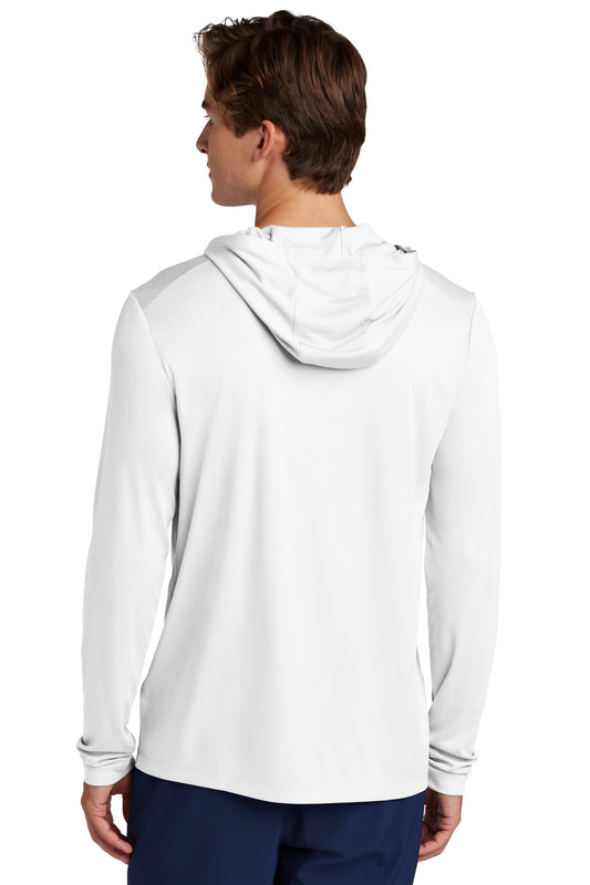 Sport-Tek Posi-UV Pro Long Sleeve Hoodie ST420LSH White