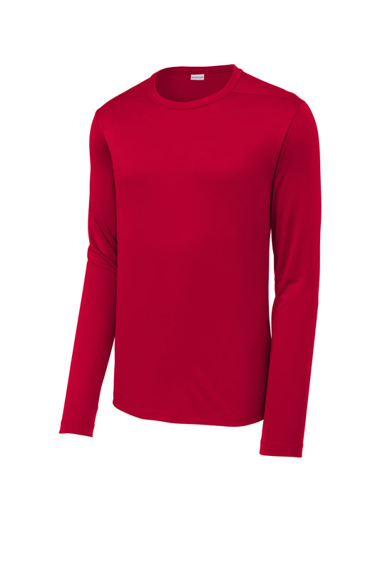 Sport-Tek Posi-UV Pro Long Sleeve Tee. ST420LS Deep Red