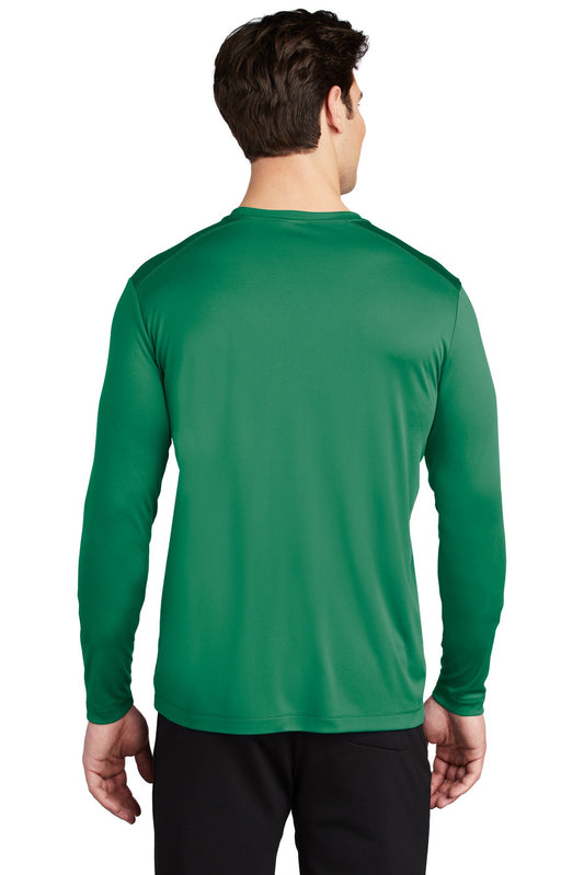 Sport-Tek Posi-UV Pro Long Sleeve Tee. ST420LS Kelly Green