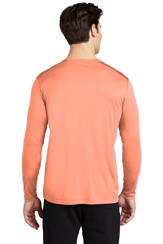 Sport-Tek Posi-UV Pro Long Sleeve Tee. ST420LS Soft Coral