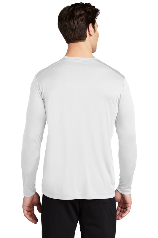 Sport-Tek Posi-UV Pro Long Sleeve Tee. ST420LS White