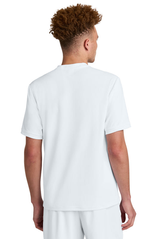 Sport-Tek Club Short Sleeve Crew ST440 White/ White