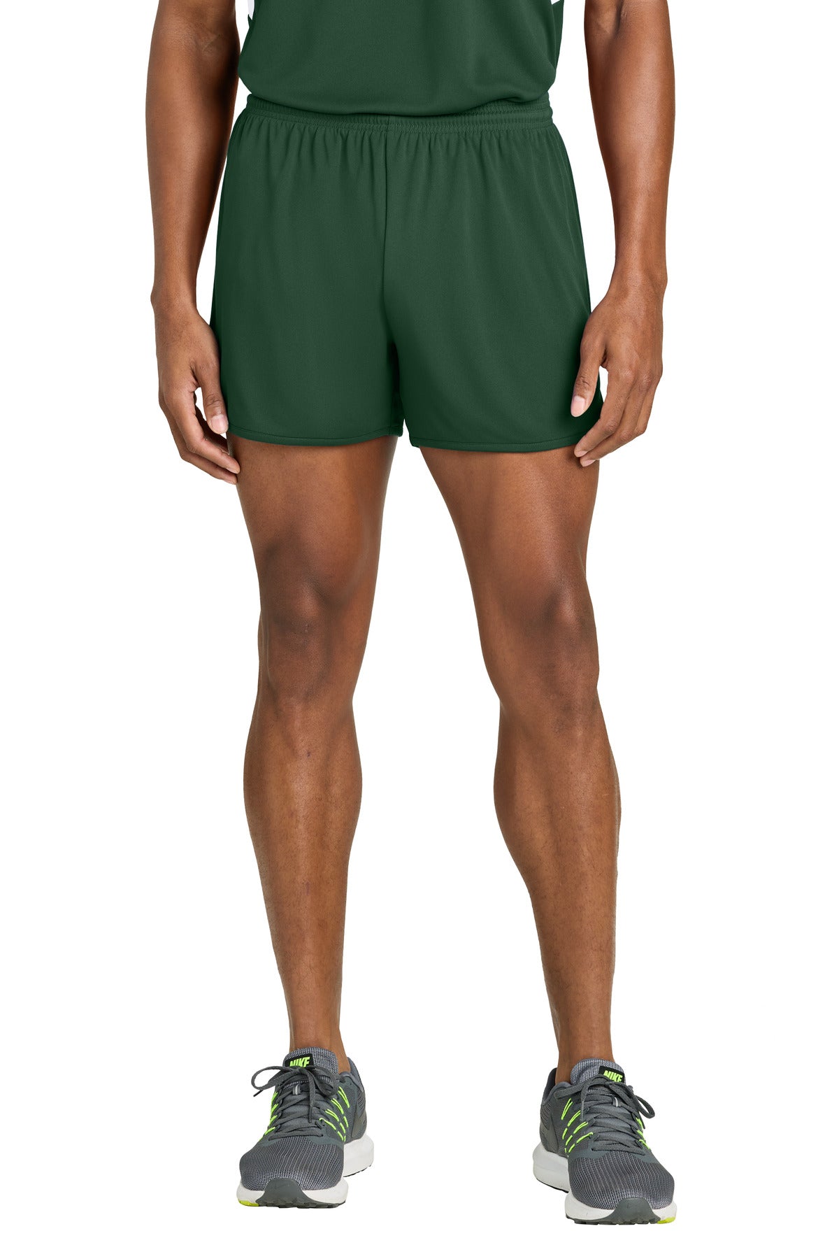 Sport-Tek Club 4 Track Short ST447 Forest Green