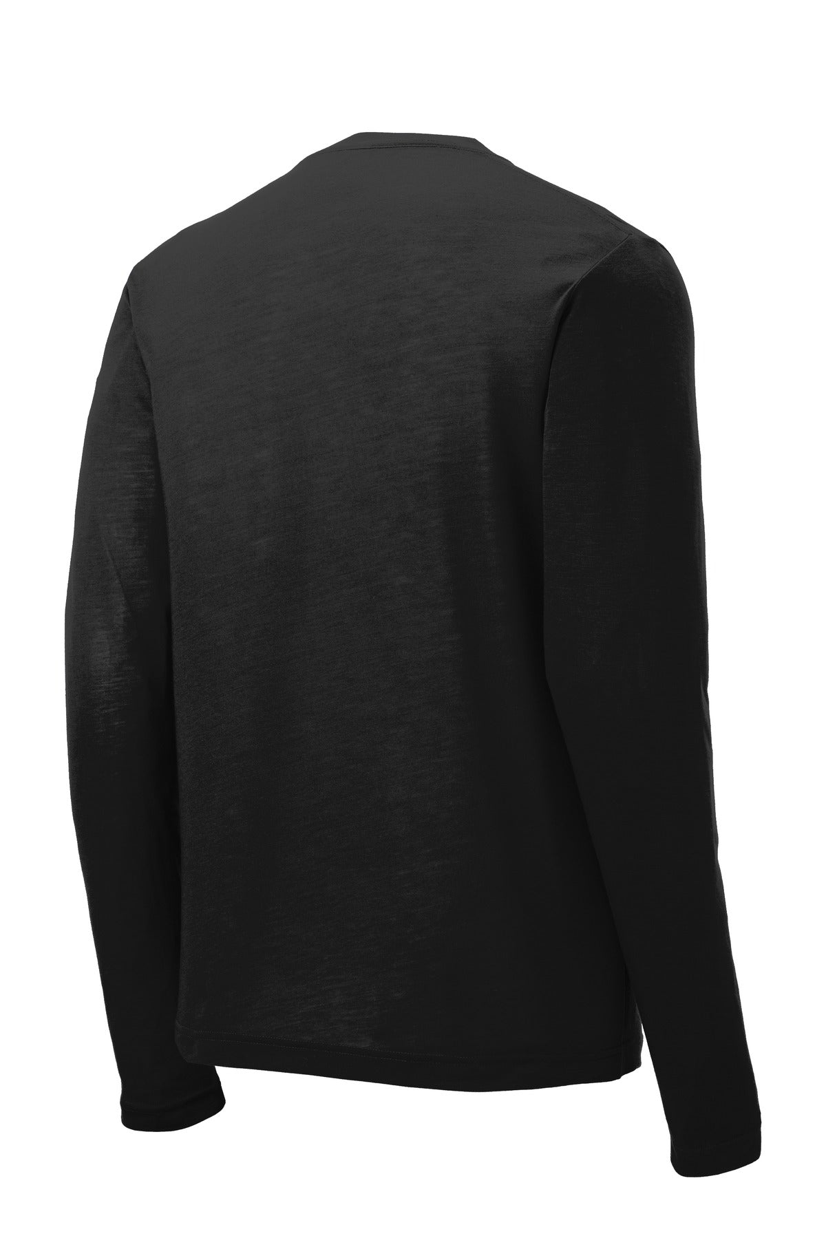 Sport-Tek Long Sleeve PosiCharge Competitor Cotton Touch Tee. ST450LS Black