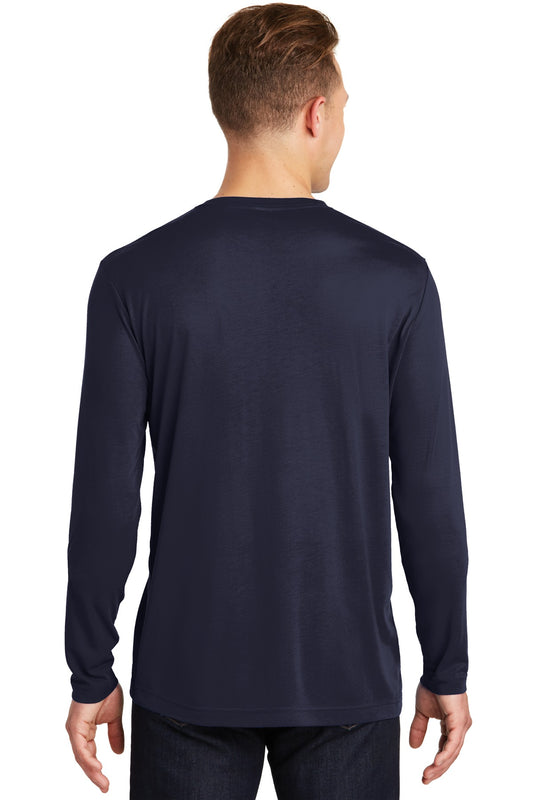 Sport-Tek Long Sleeve PosiCharge Competitor Cotton Touch Tee. ST450LS True Navy