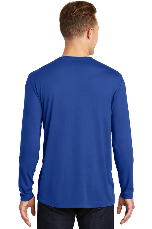 Sport-Tek Long Sleeve PosiCharge Competitor Cotton Touch Tee. ST450LS True Royal