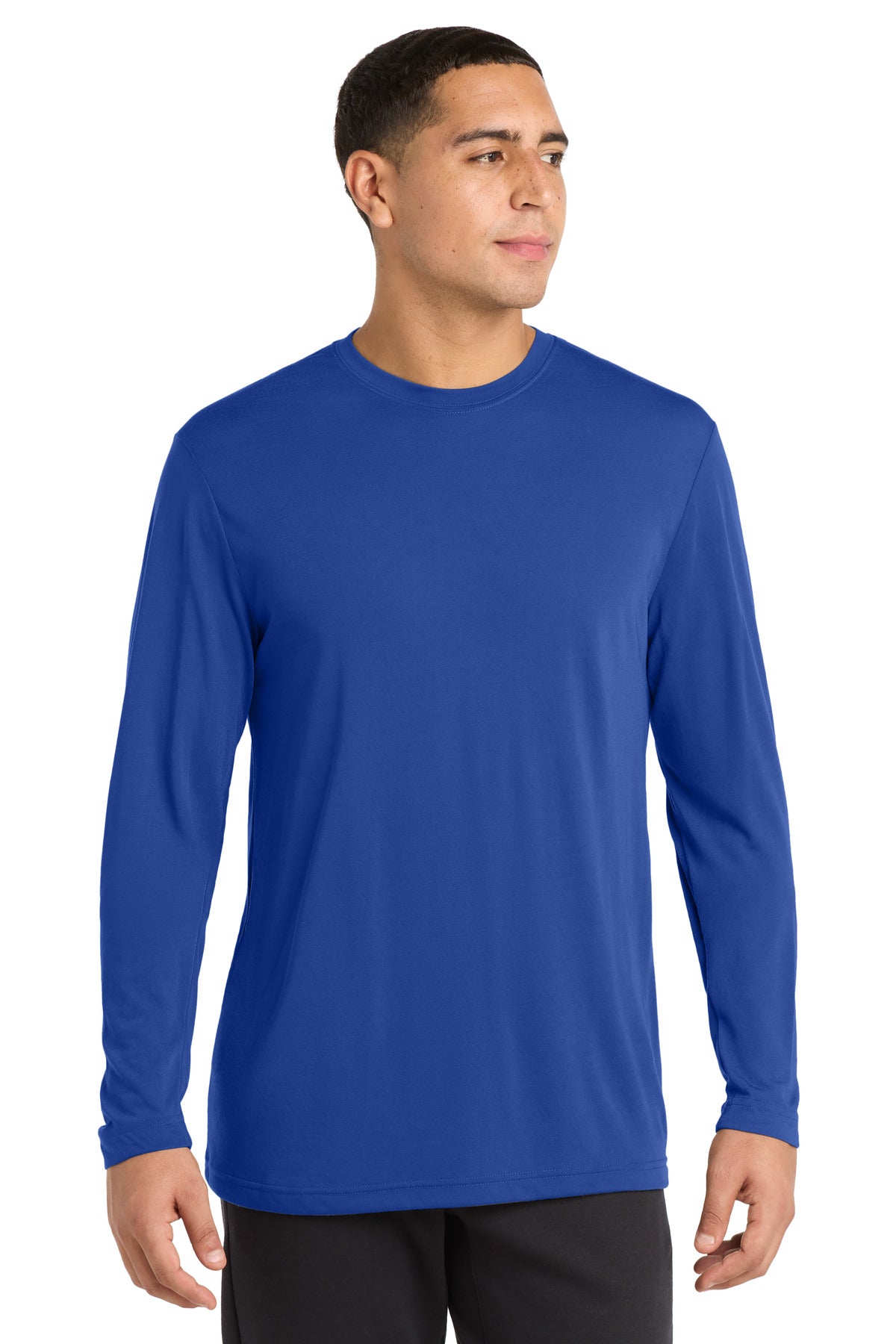 Sport-Tek Long Sleeve PosiCharge Competitor Cotton Touch Tee ST450LS True Royal