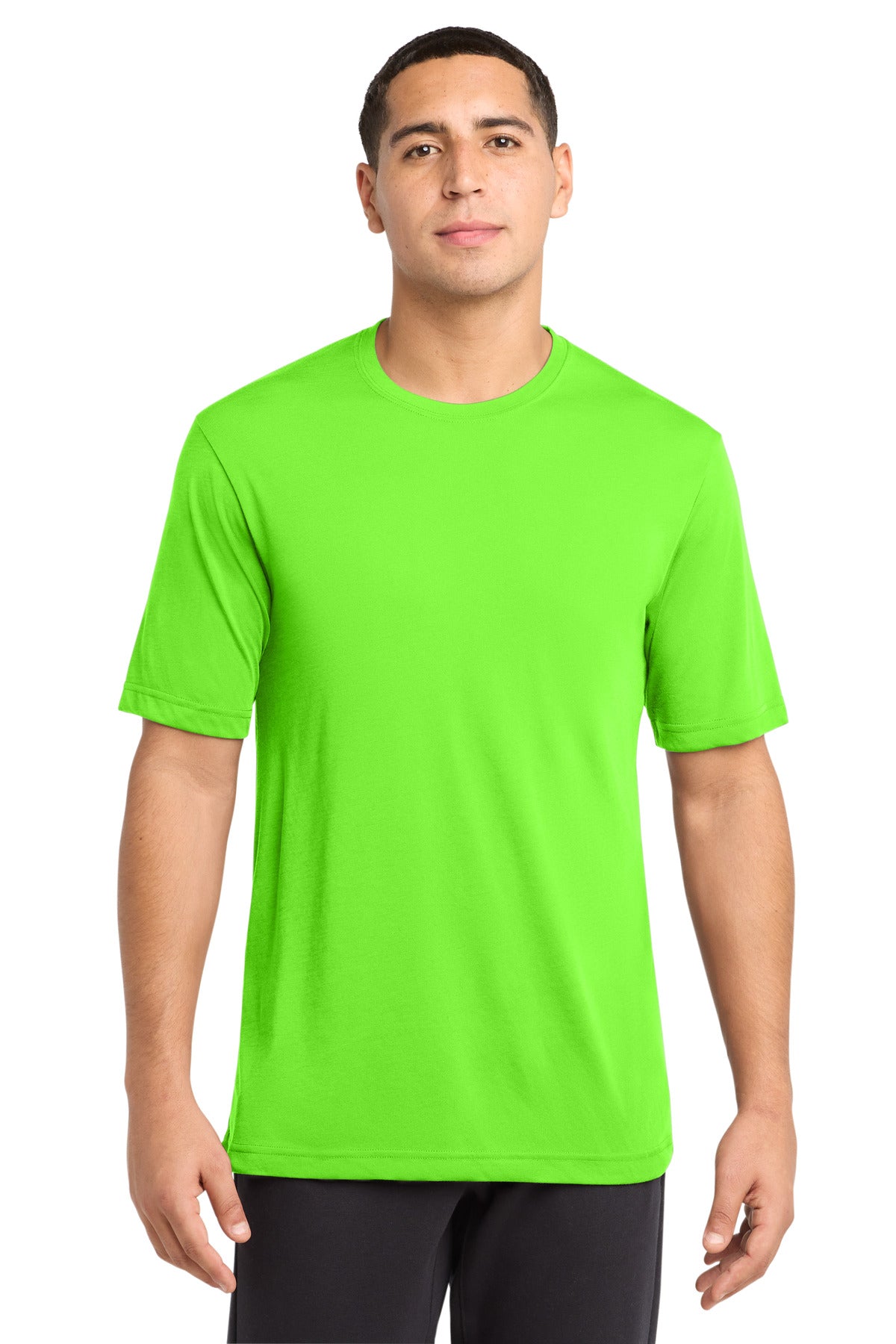 Sport-Tek PosiCharge Competitor Cotton Touch Tee ST450 Neon Green