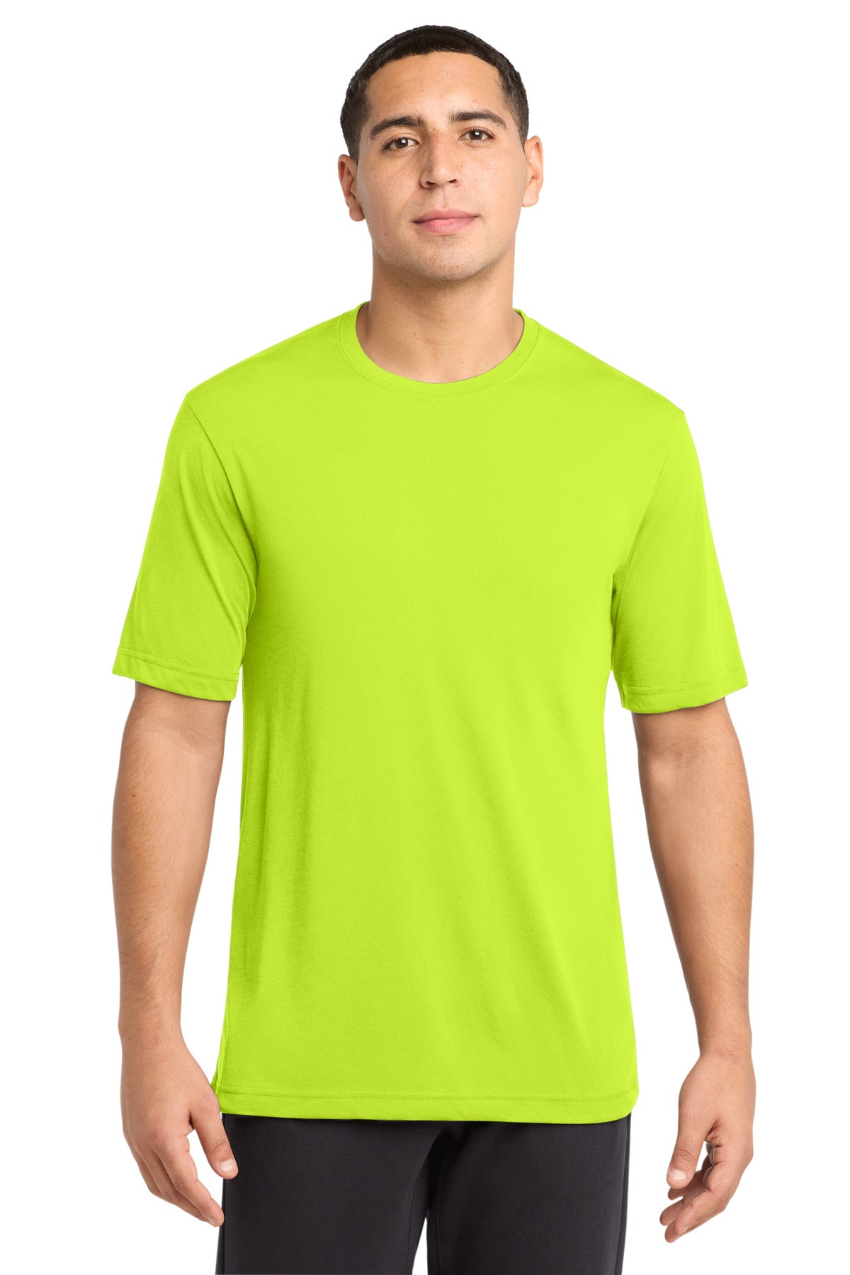 Sport-Tek PosiCharge Competitor Cotton Touch Tee ST450 Neon Yellow