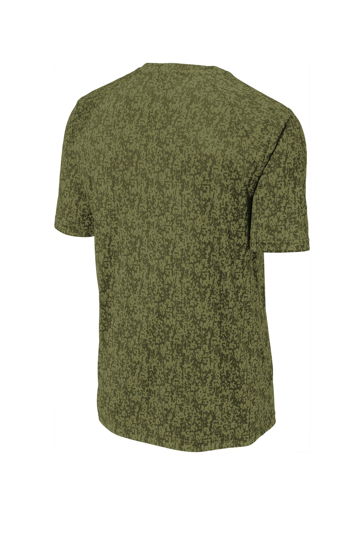 Sport-Tek Digi Camo Tee. ST460 Olive Drab Green