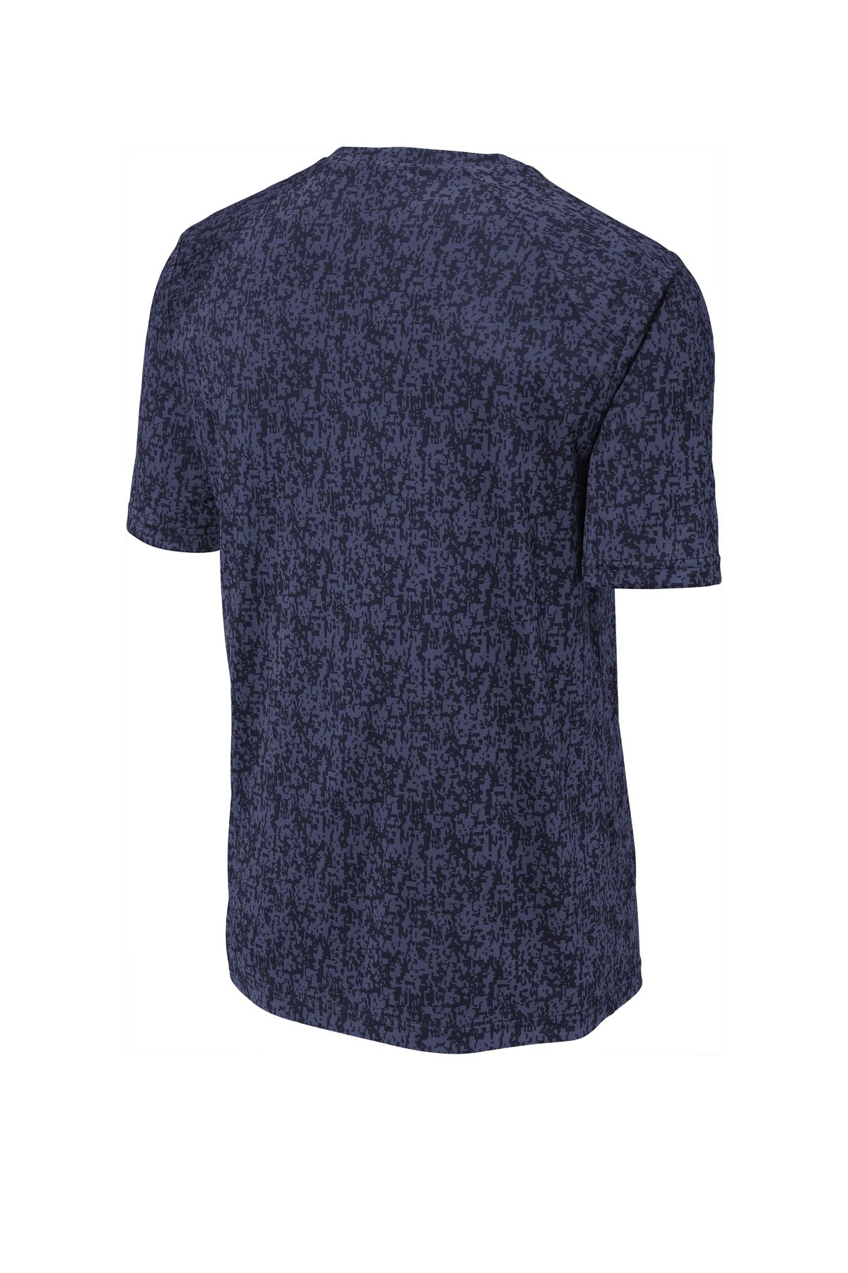 Sport-Tek Digi Camo Tee. ST460 True Navy
