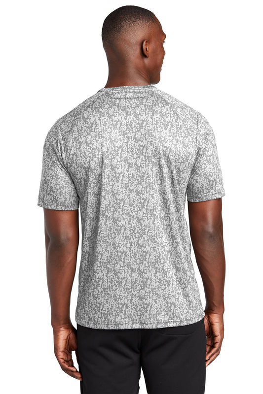 Sport-Tek Digi Camo Tee. ST460 White