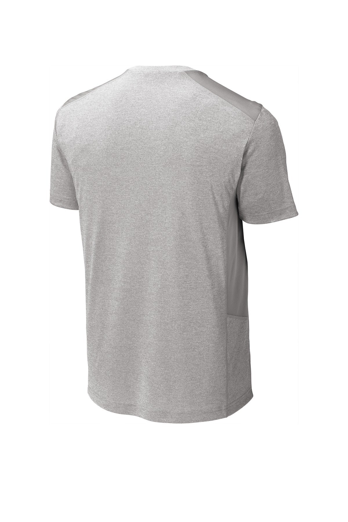 Sport-Tek Endeavor Tee. ST465 Light Grey Heather/ Light Grey