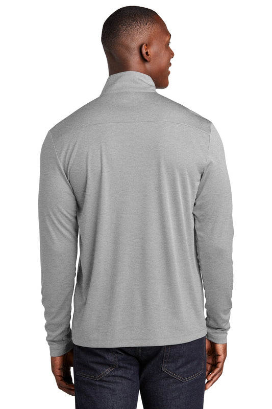 Sport-Tek Endeavor 1/2-Zip Pullover. ST469 Light Grey Heather