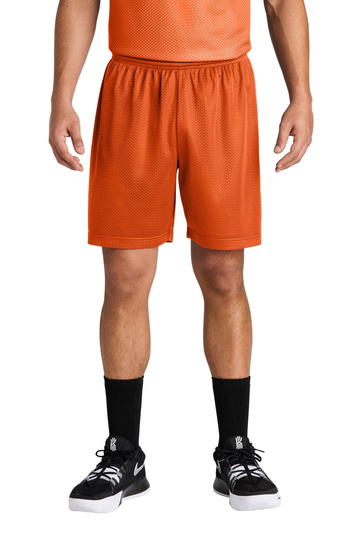 Sport-Tek PosiCharge Mesh 7 Short ST5100 Deep Orange