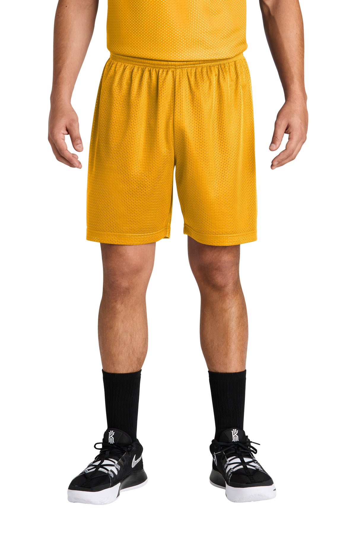 Sport-Tek PosiCharge Mesh 7 Short ST5100 Gold