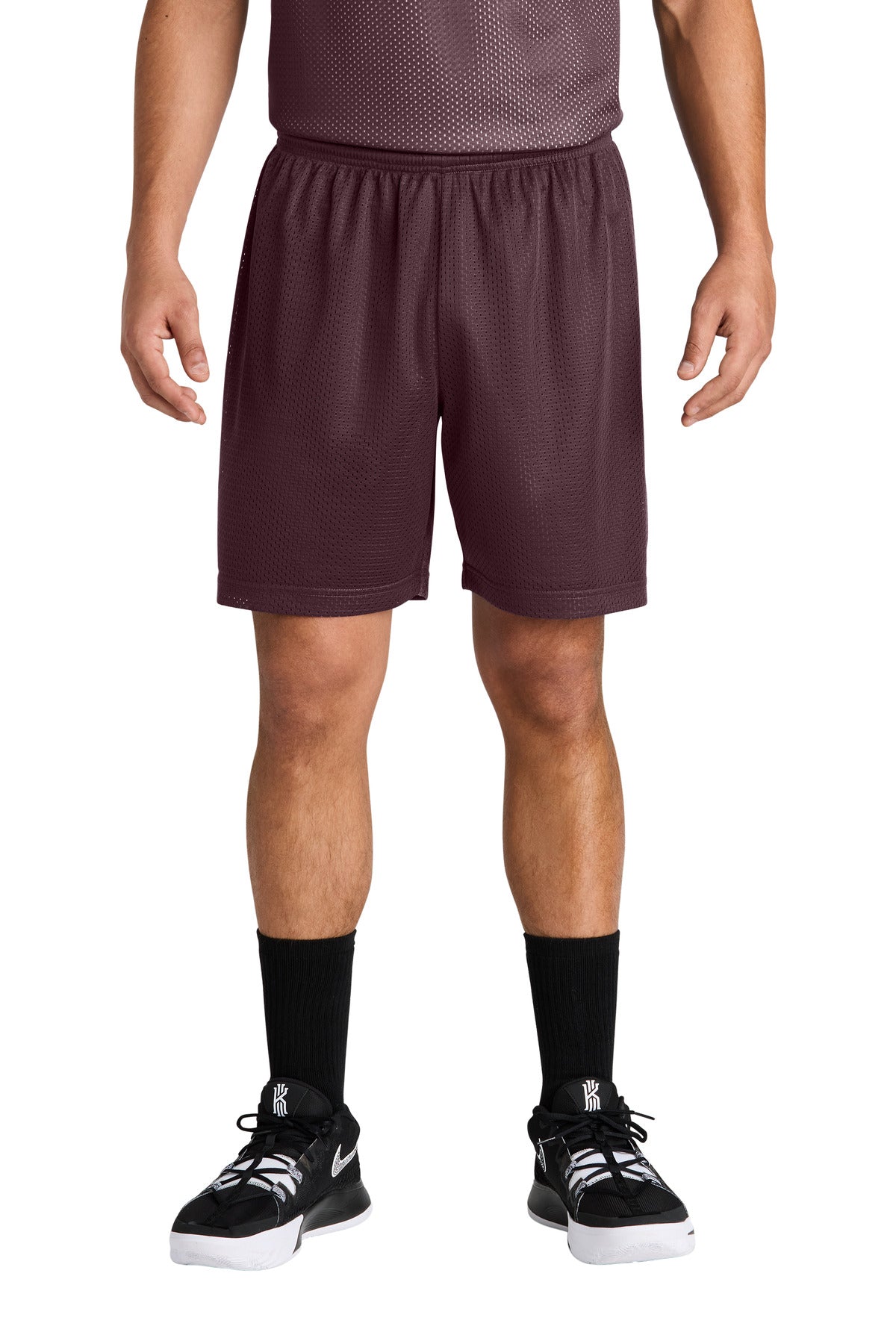 Sport-Tek PosiCharge Mesh 7 Short ST5100 Maroon