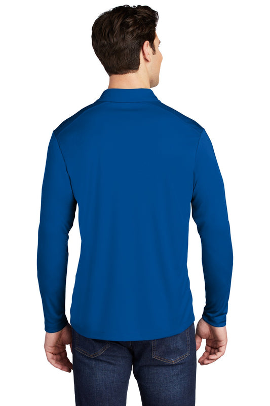 Sport-Tek Posi-UV Pro Long Sleeve Polo. ST520LS True Royal