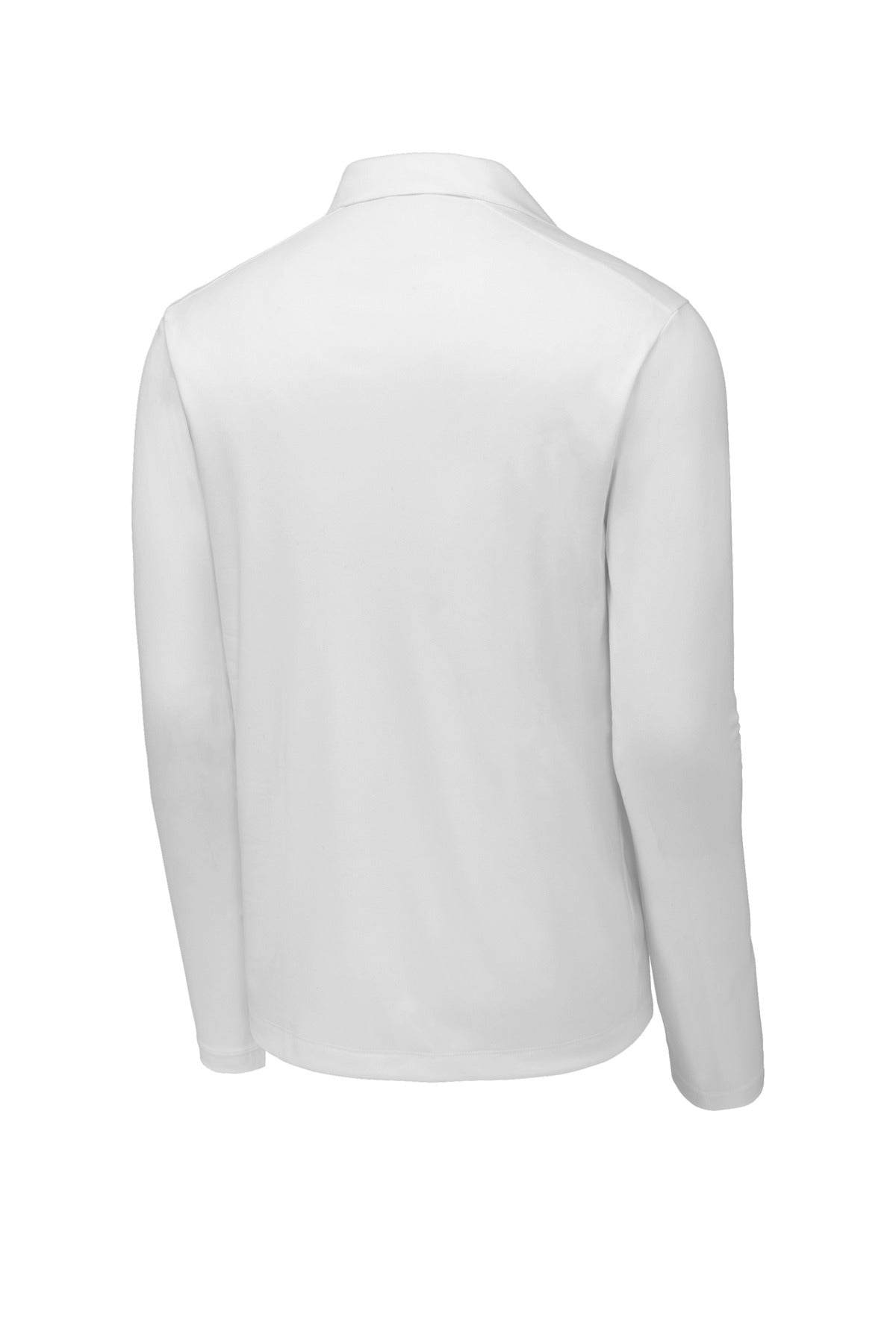 Sport-Tek Posi-UV Pro Long Sleeve Polo. ST520LS White