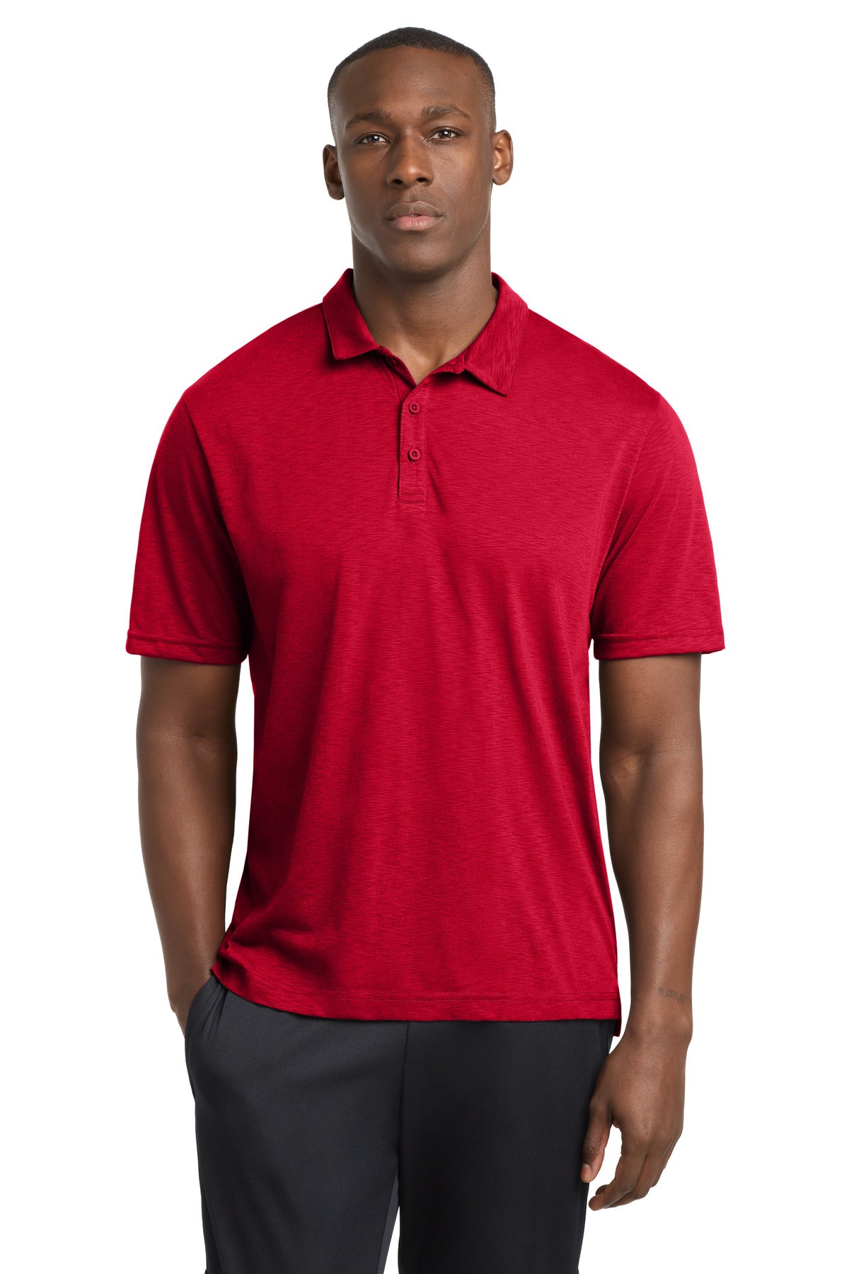 Sport-Tek PosiCharge Strive Polo ST530 Deep Red