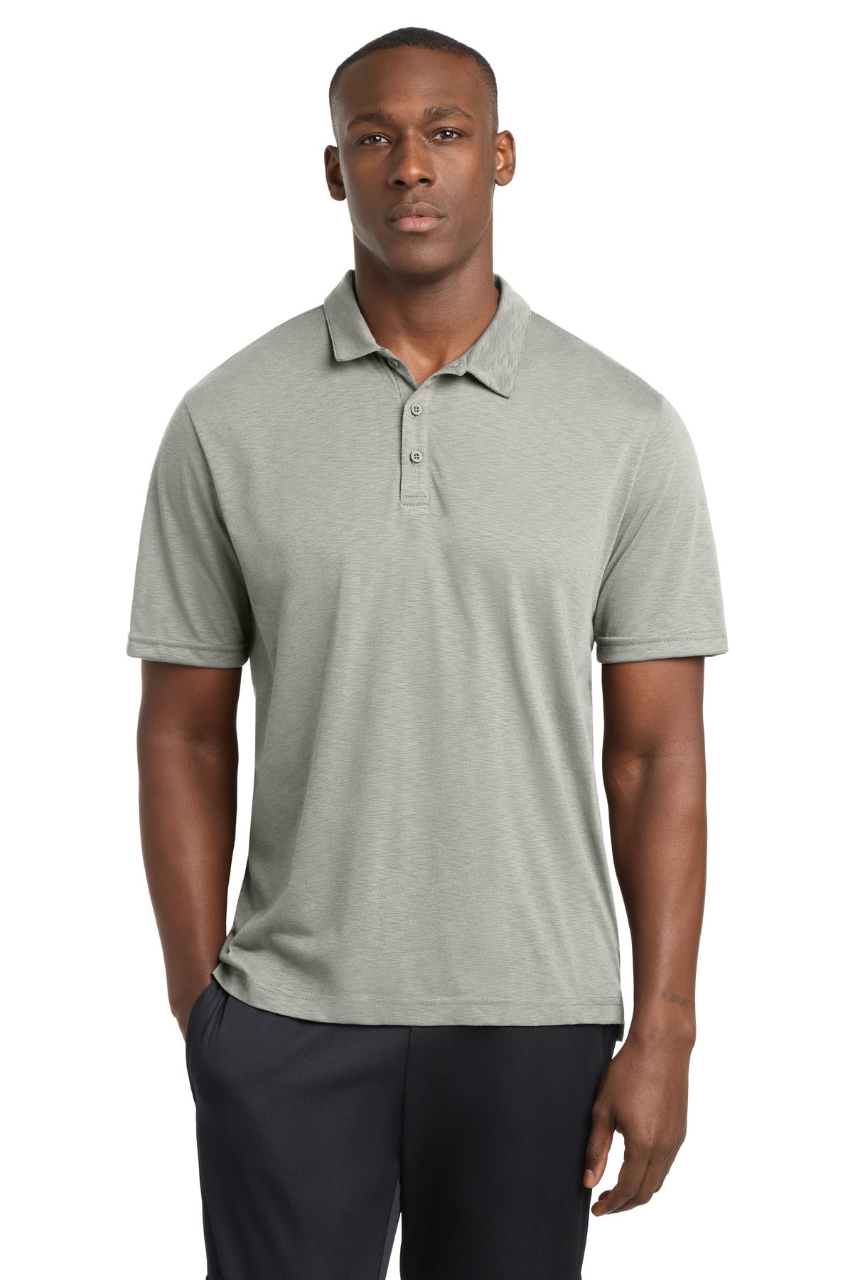 Sport-Tek PosiCharge Strive Polo ST530 Silver