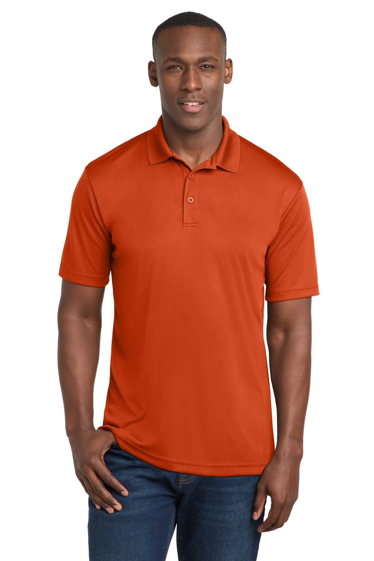 Sport-Tek PosiCharge Competitor Polo ST550 Deep Orange
