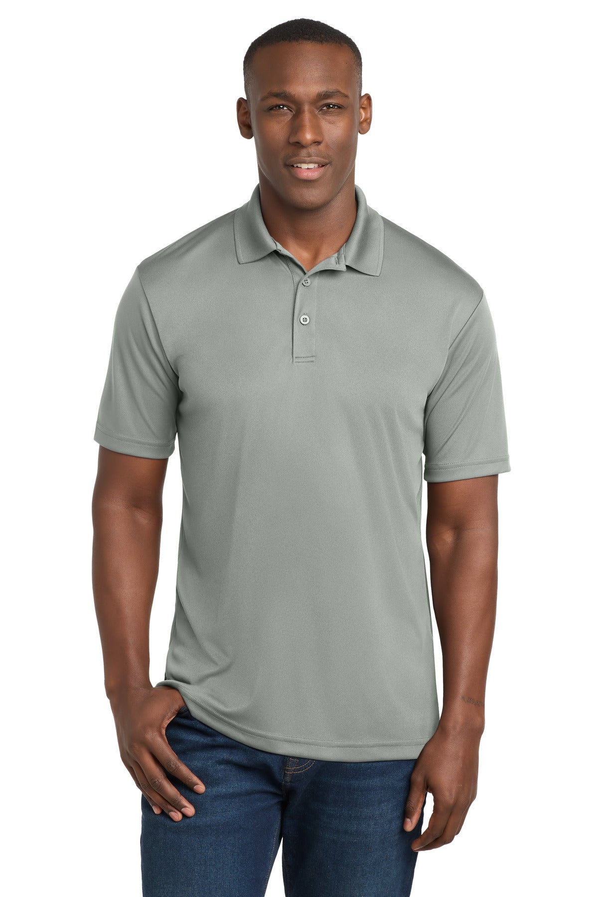 Sport-Tek PosiCharge Competitor Polo ST550 Silver