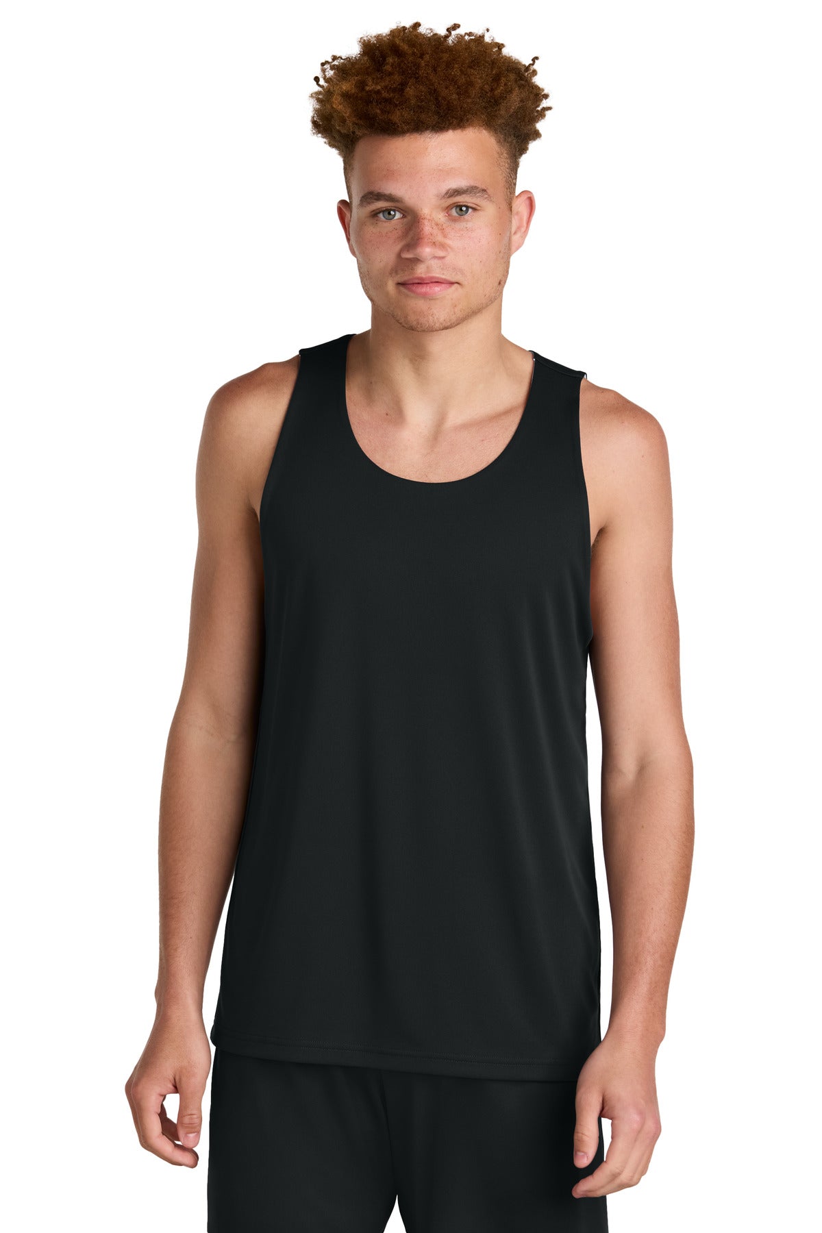 Sport-Tek PosiCharge Competitor Rev Tank ST551 Black/ White