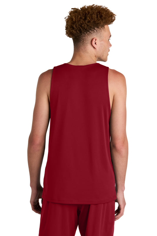 Sport-Tek PosiCharge Competitor Rev Tank ST551 Deep Red/ White