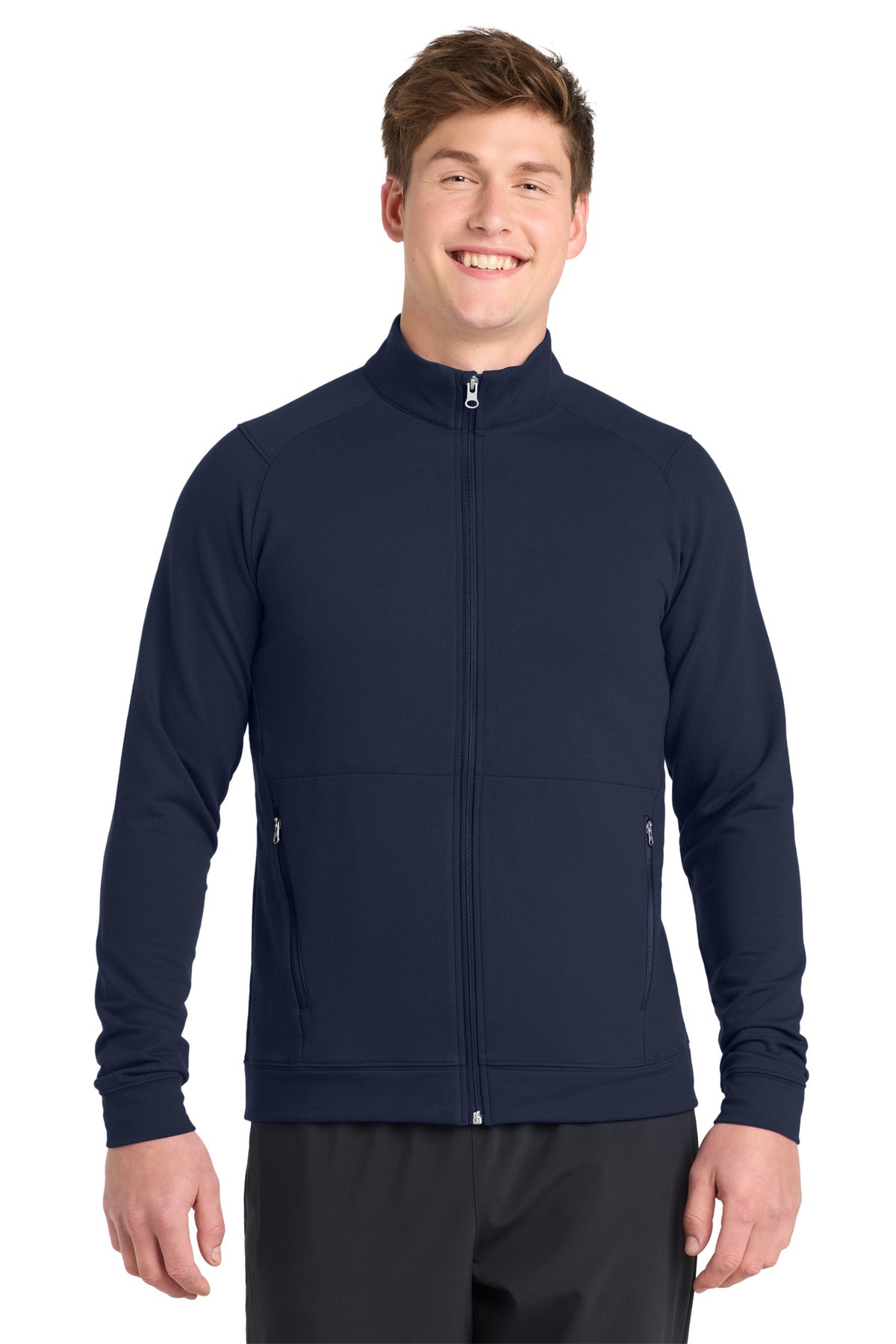 Sport-Tek Sport-Wick Flex Fleece Full-Zip ST560 True Navy
