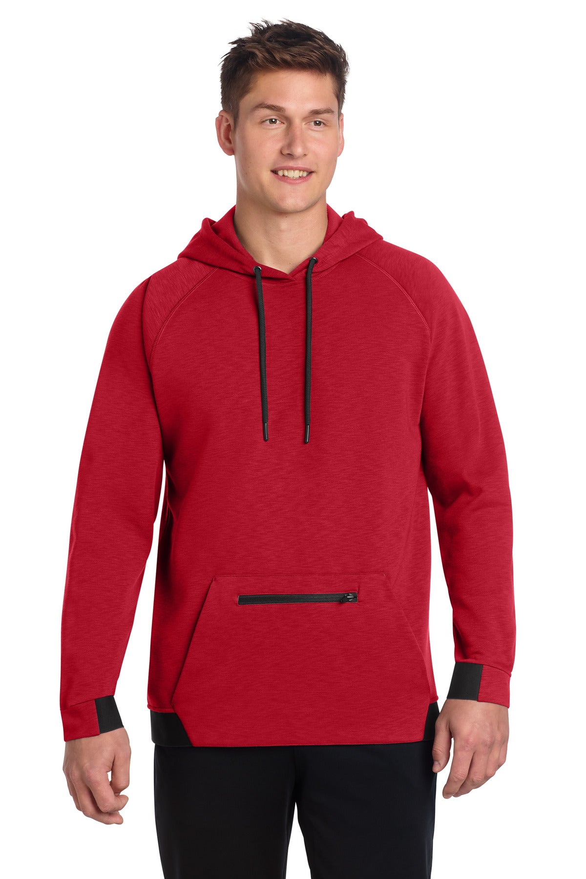 Sport-Tek PosiCharge Strive Hooded Pullover ST571 Deep Red