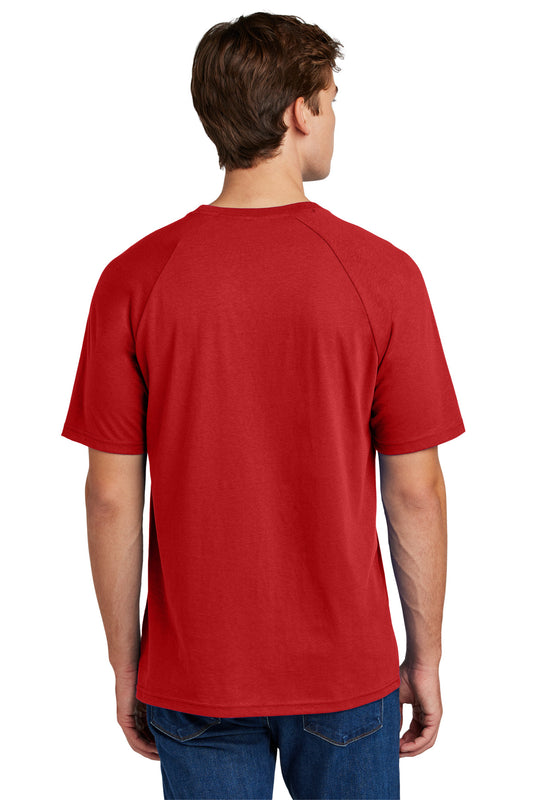 Sport-Tek Halftime Raglan Tee ST6040 Deep Red