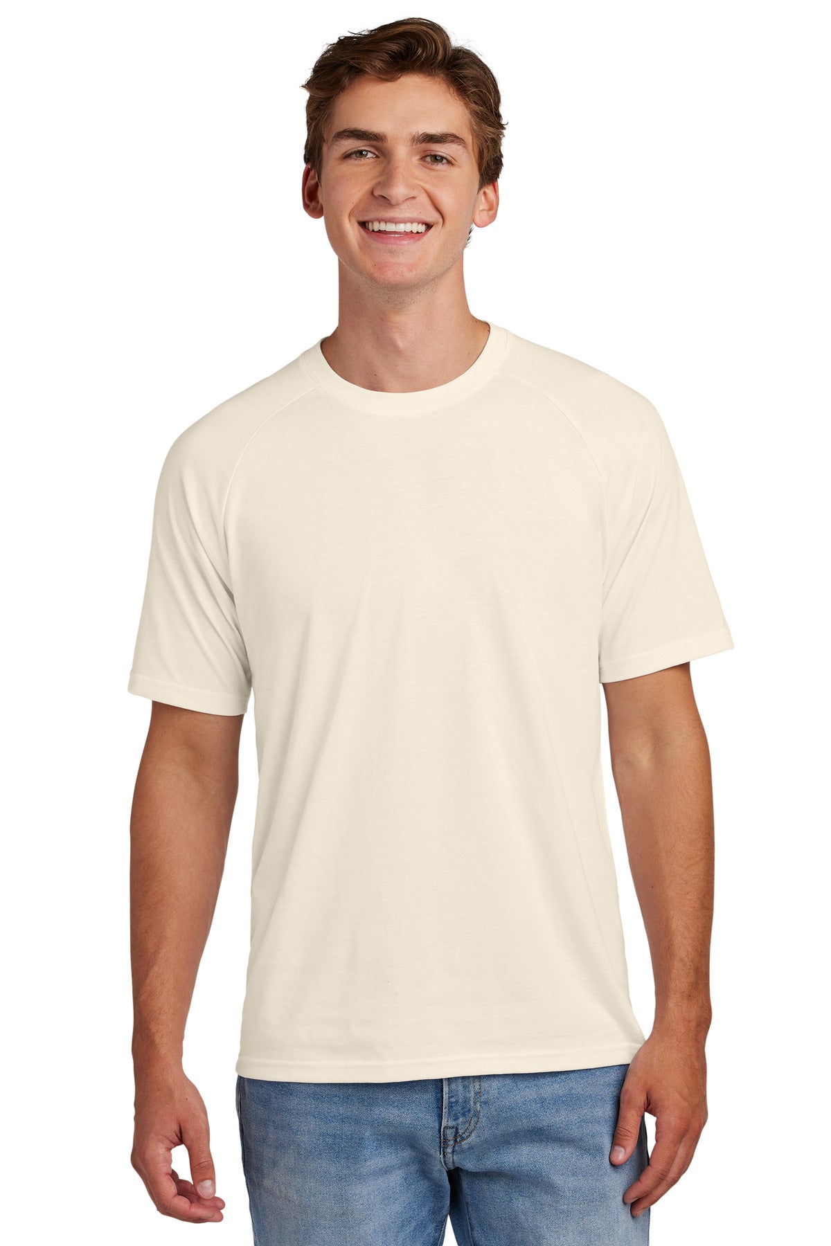 Sport-Tek Halftime Raglan Tee ST6040 Ecru