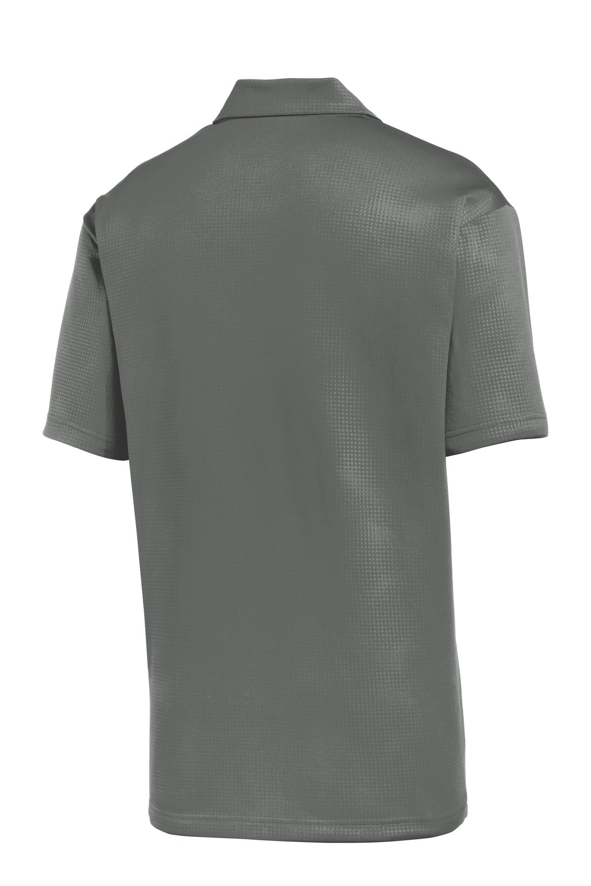 Sport-Tek Embossed PosiCharge Tough Polo. ST630 Dark Smoke Grey