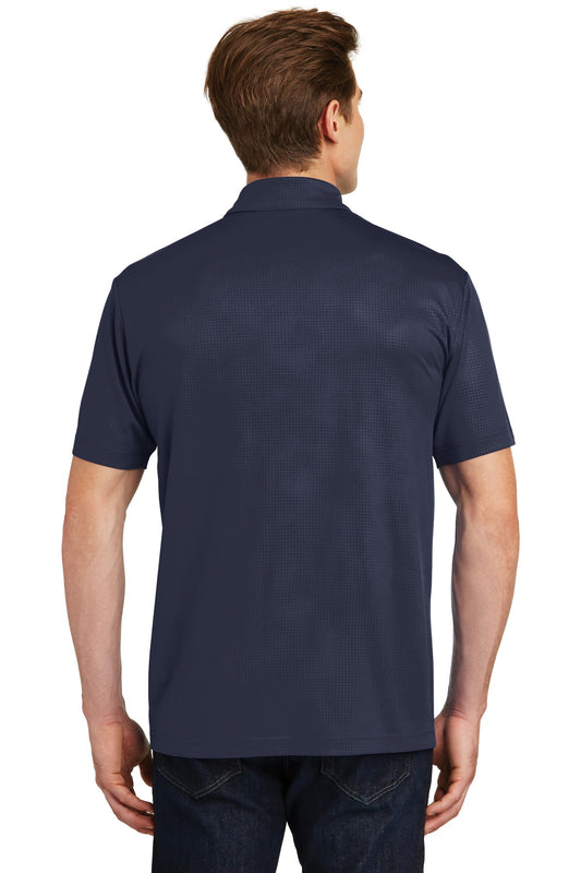 Sport-Tek Embossed PosiCharge Tough Polo. ST630 True Navy