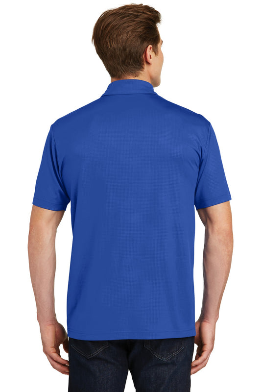 Sport-Tek Embossed PosiCharge Tough Polo. ST630 True Royal