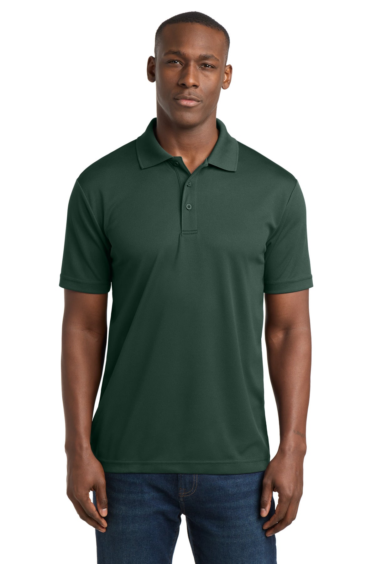 Sport-Tek PosiCharge RacerMesh Polo ST640 Dark Forest Green