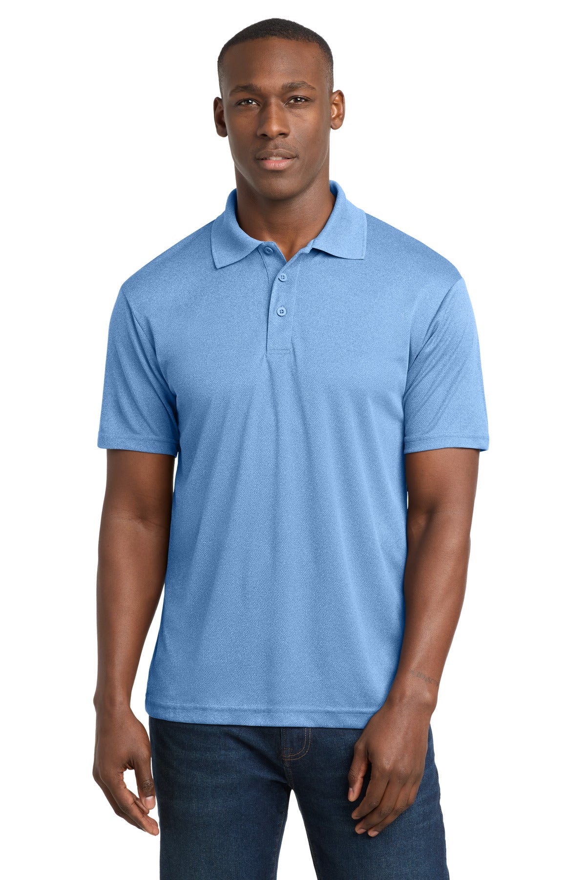 Sport-Tek PosiCharge RacerMesh Polo ST640 True Royal Heather