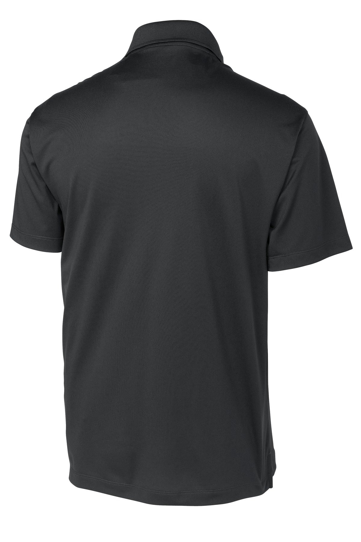 Sport-Tek Micropique Sport-Wick Pocket Polo. ST651 Iron Grey