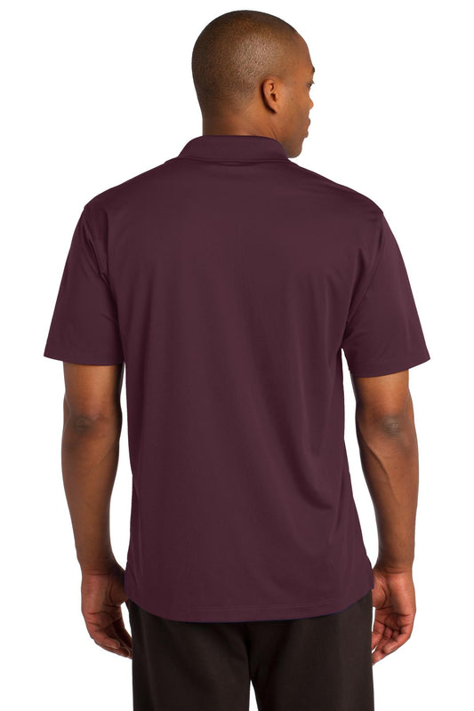 Sport-Tek Micropique Sport-Wick Pocket Polo. ST651 Maroon