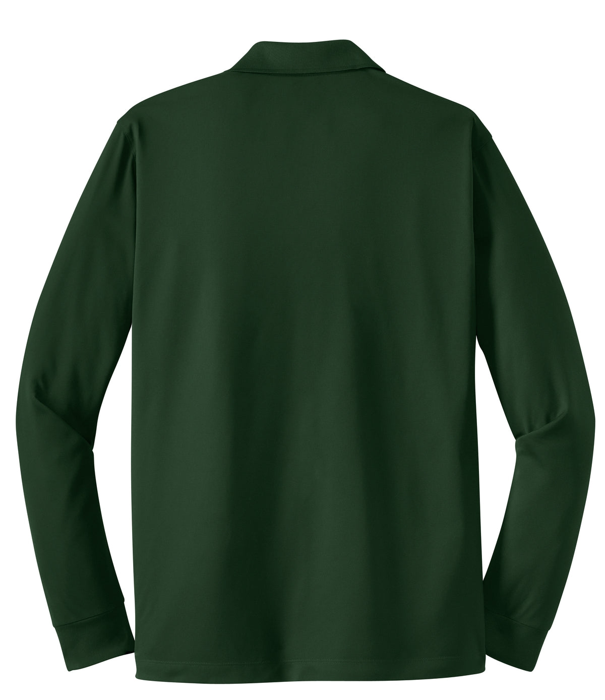 Sport-Tek Long Sleeve Micropique Sport-Wick Polo. ST657 Forest Green