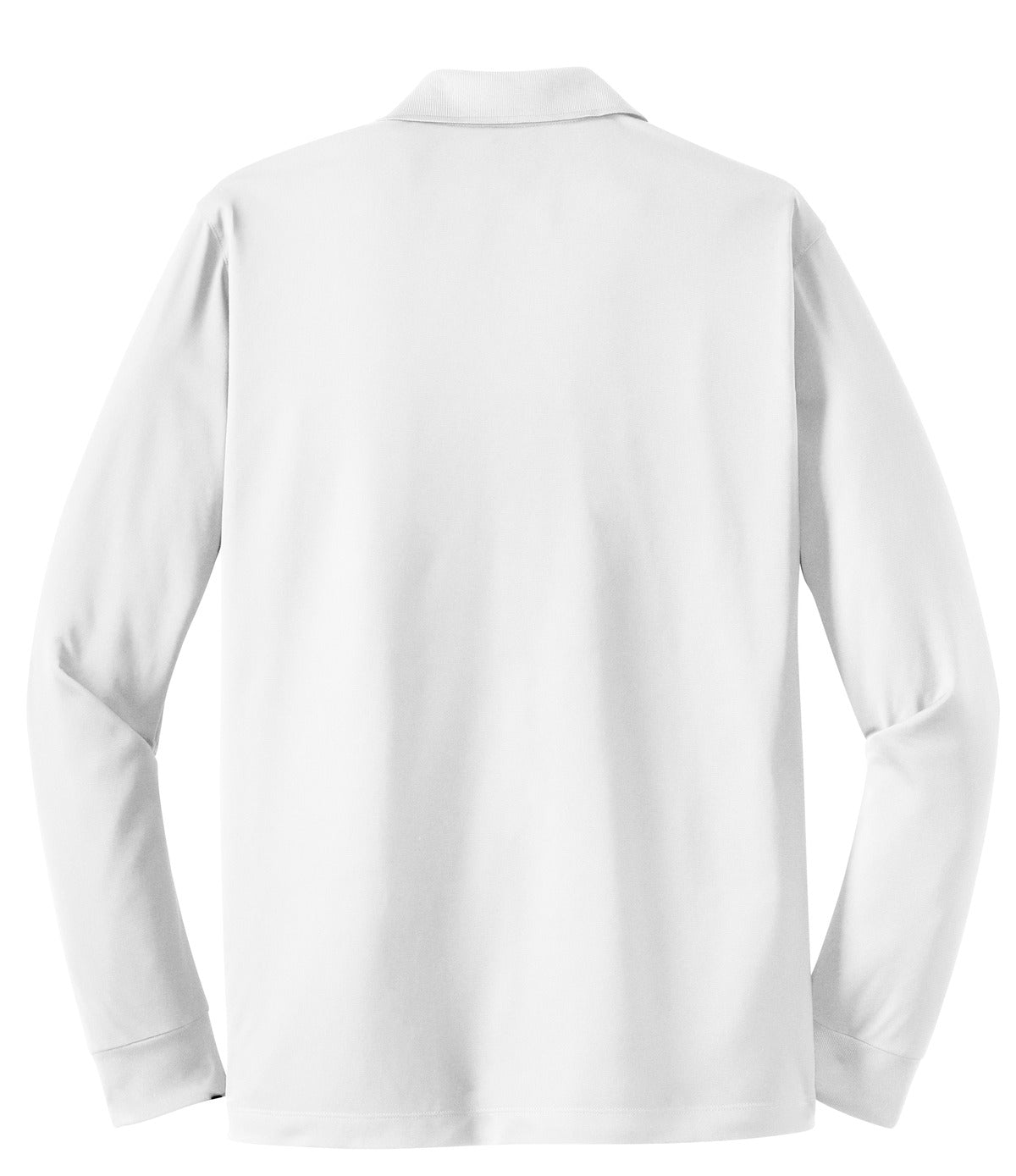 Sport-Tek Long Sleeve Micropique Sport-Wick Polo. ST657 White
