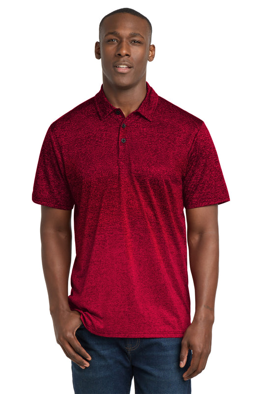Sport-Tek Ombre Heather Polo ST671